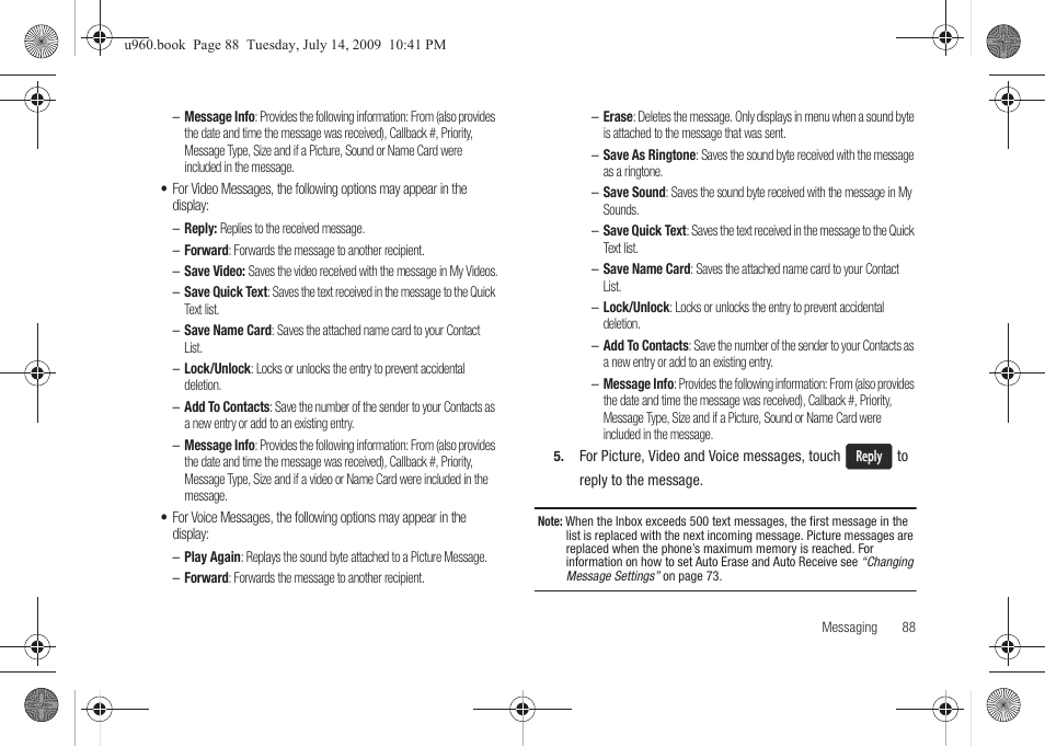 Samsung SCH-U960ZSAVZW User Manual | Page 91 / 201