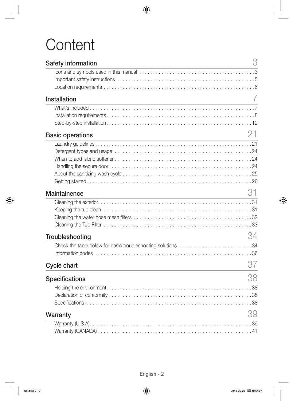 Content | Samsung WB09H7300GP-A1 User Manual | Page 2 / 132
