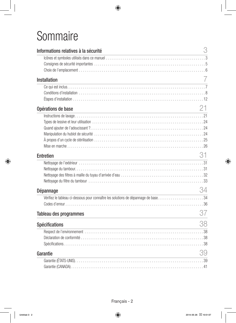 Sommaire | Samsung WB09H7300GP-A1 User Manual | Page 46 / 132