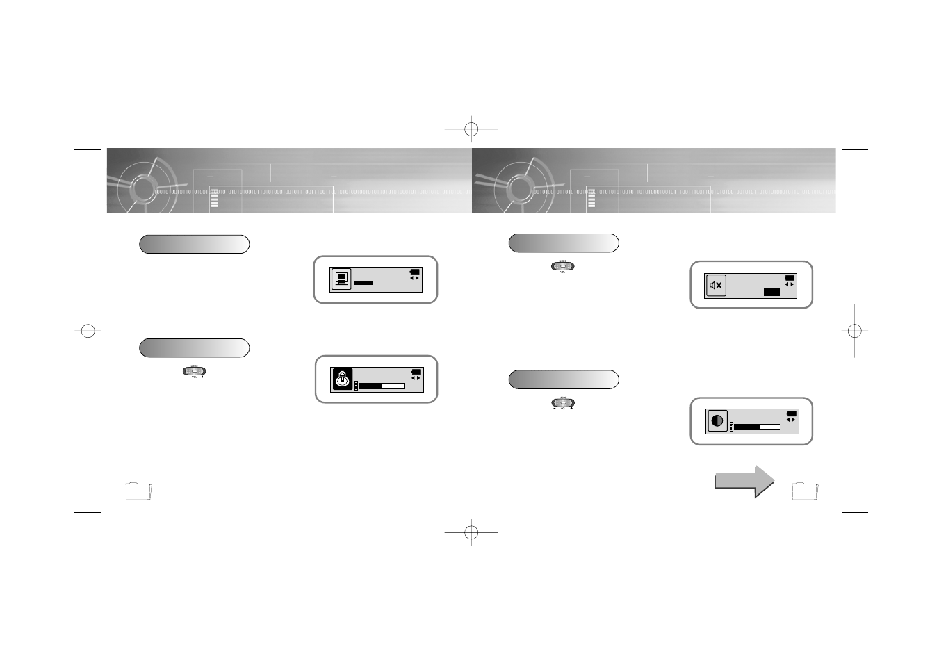 Display, Back light, Beep | Contrast | Samsung YP55V-XAX User Manual | Page 27 / 33