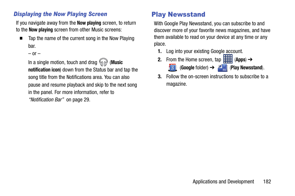 Play newsstand | Samsung SM-N900TZKETMB User Manual | Page 189 / 332