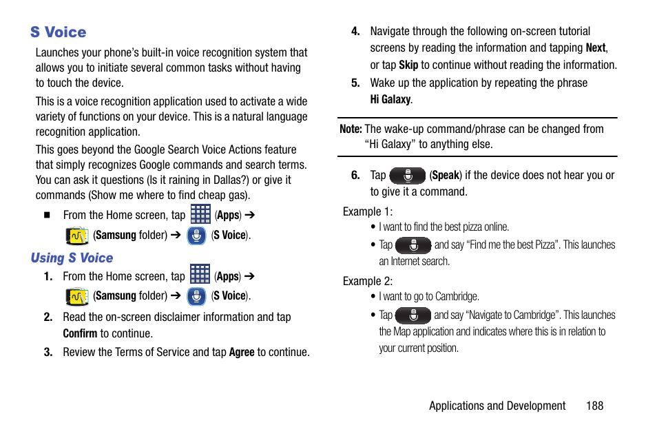 S voice | Samsung SM-N900TZKETMB User Manual | Page 195 / 332