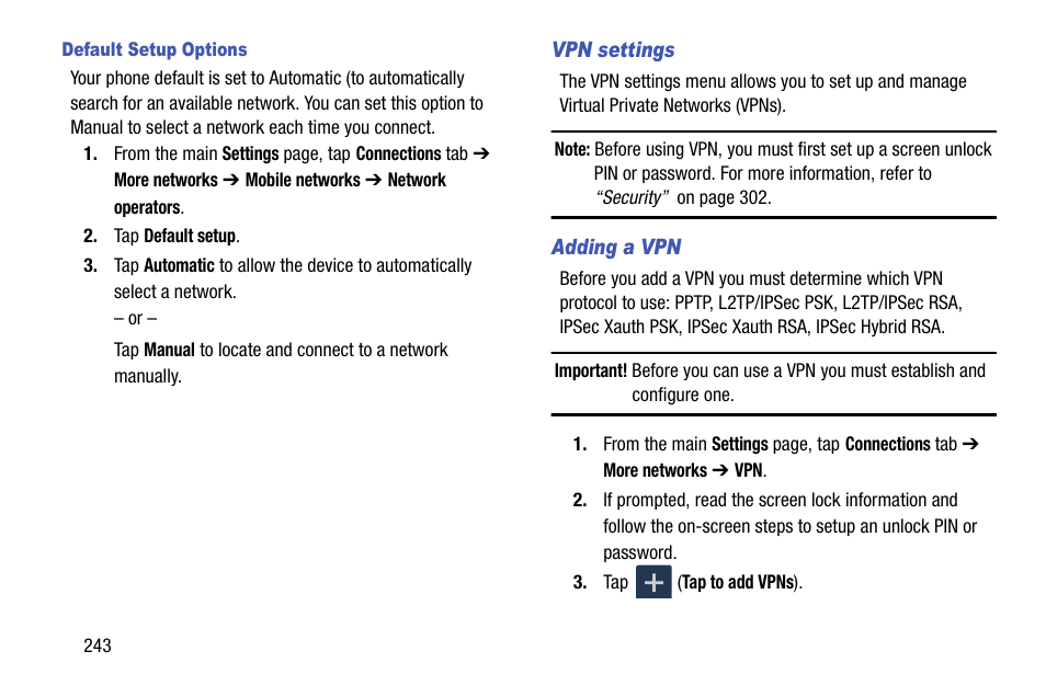 Samsung SM-N900TZKETMB User Manual | Page 250 / 332