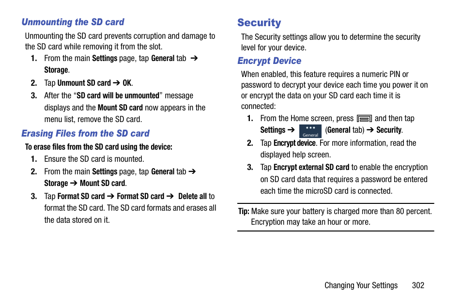 Security | Samsung SM-N900TZKETMB User Manual | Page 309 / 332