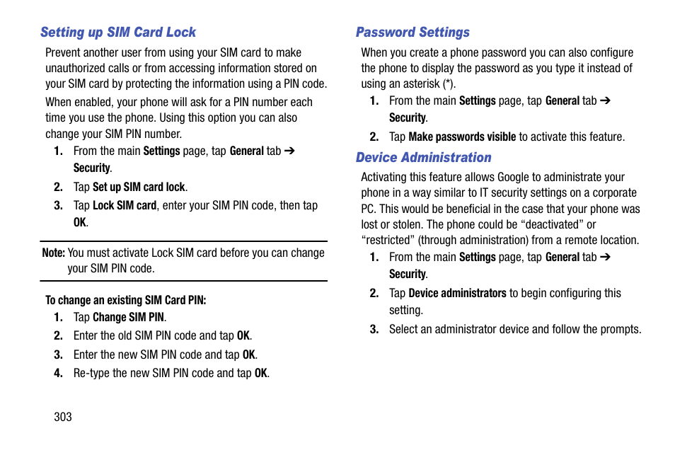 Samsung SM-N900TZKETMB User Manual | Page 310 / 332