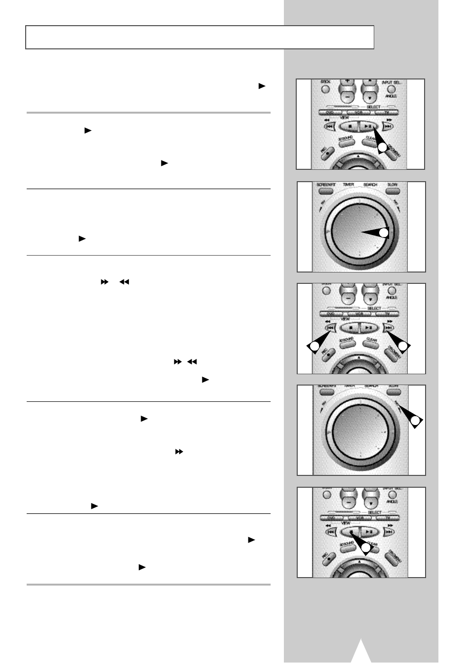 Special playback features | Samsung DVDV2500V-XAA User Manual | Page 33 / 67