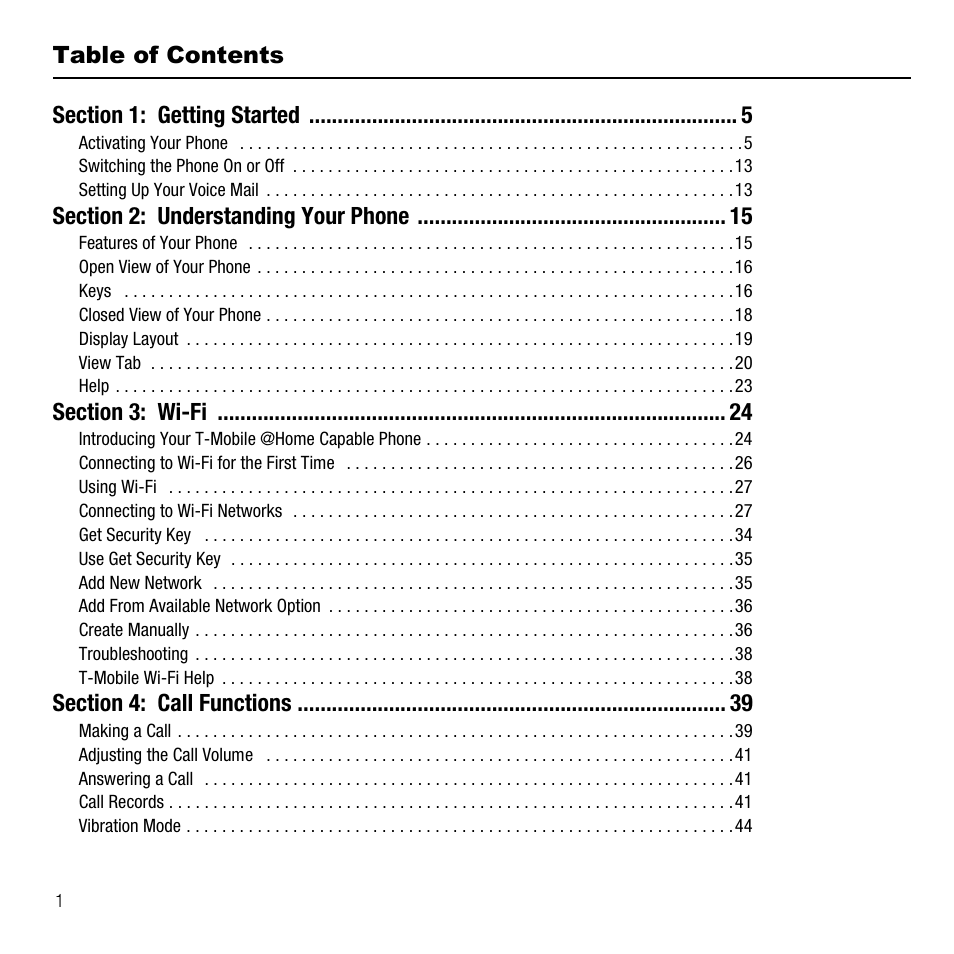 Samsung SGH-T339RRATMB User Manual | Page 4 / 184