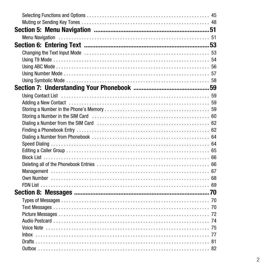 Samsung SGH-T339RRATMB User Manual | Page 5 / 184