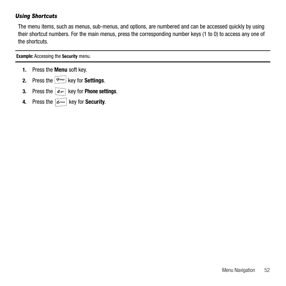 Using shortcuts | Samsung SGH-T339RRATMB User Manual | Page 55 / 184