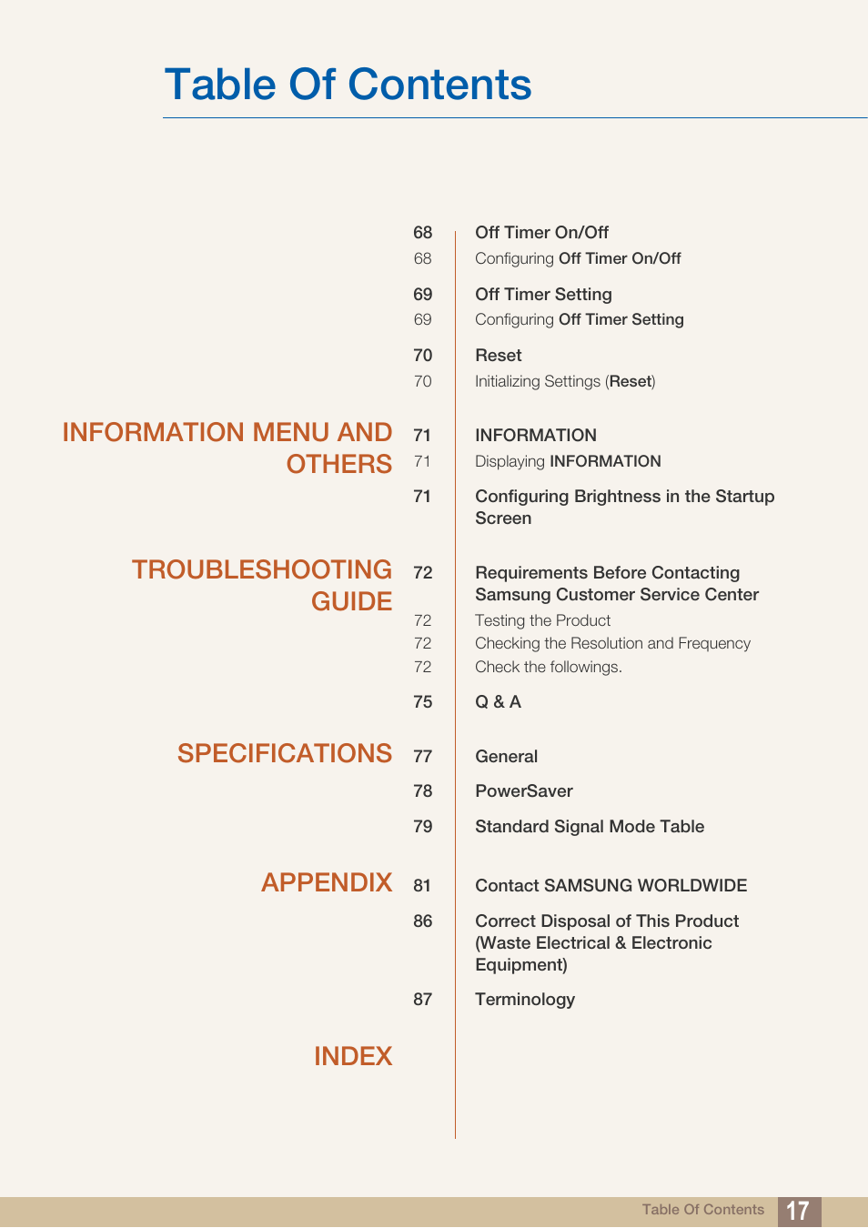 Samsung LS27A850DS-ZA User Manual | Page 17 / 90