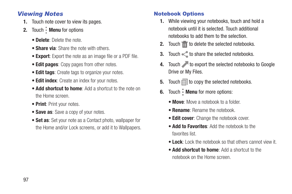 Samsung SM-P907AZKAATT User Manual | Page 102 / 166