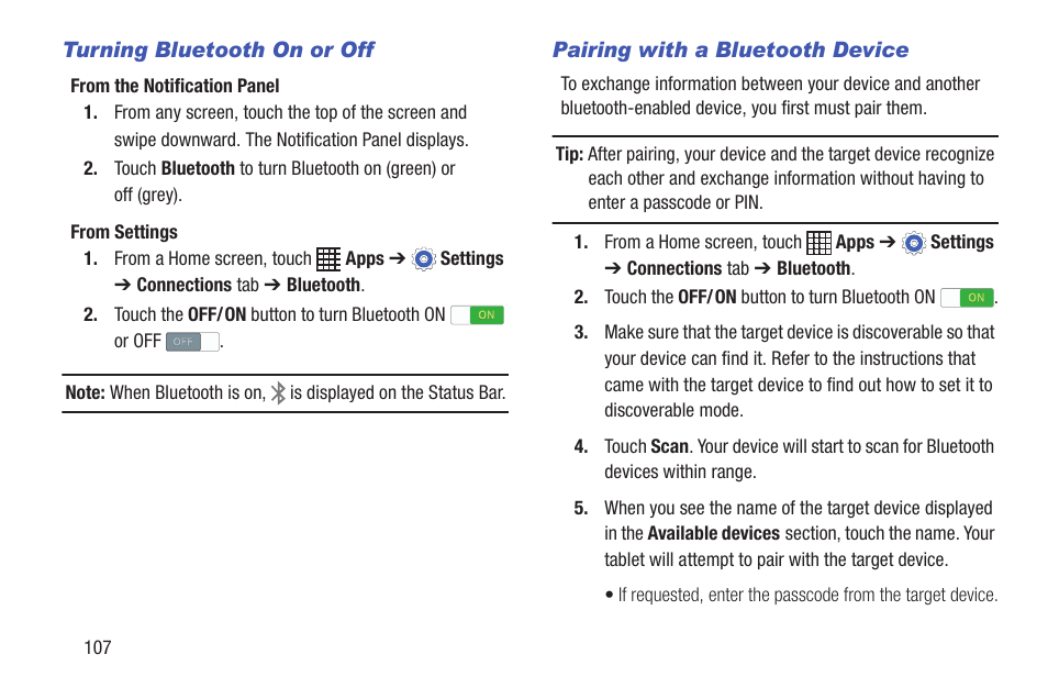 Samsung SM-P907AZKAATT User Manual | Page 112 / 166