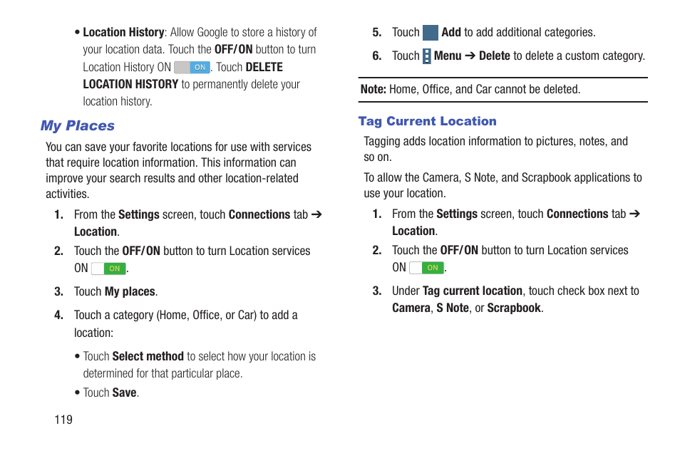 Samsung SM-P907AZKAATT User Manual | Page 124 / 166