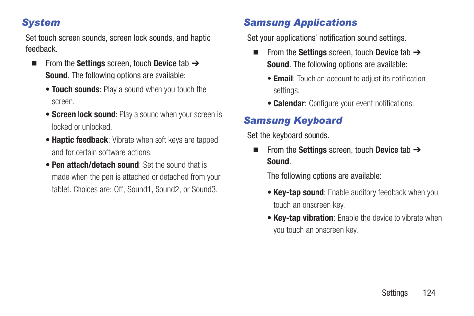 Samsung SM-P907AZKAATT User Manual | Page 129 / 166