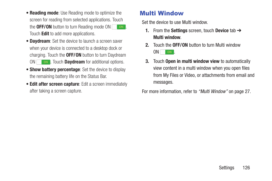 Multi window | Samsung SM-P907AZKAATT User Manual | Page 131 / 166