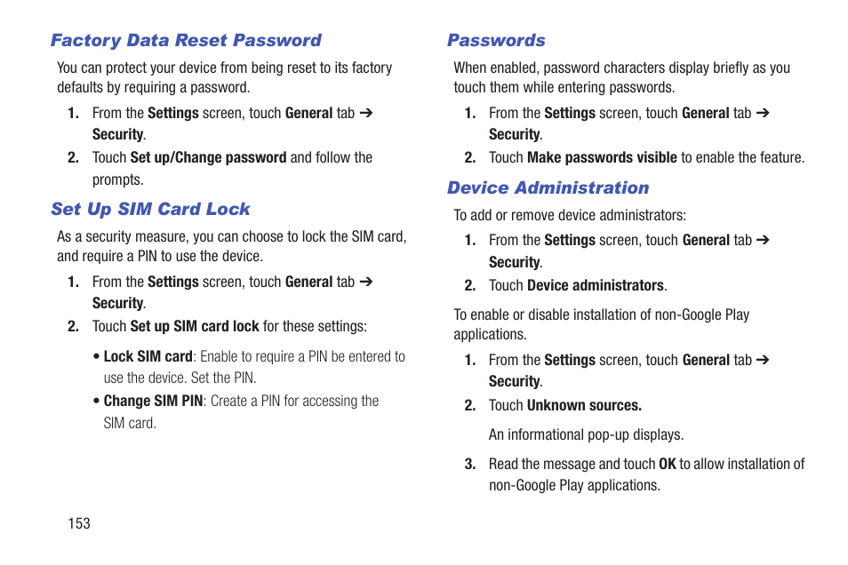 Samsung SM-P907AZKAATT User Manual | Page 158 / 166