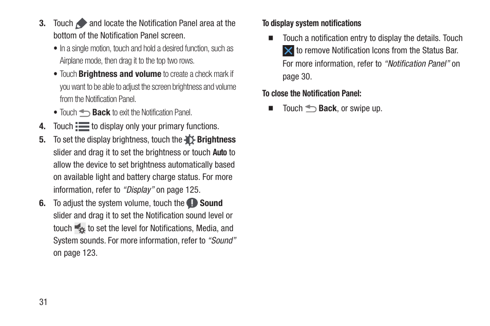 Samsung SM-P907AZKAATT User Manual | Page 36 / 166