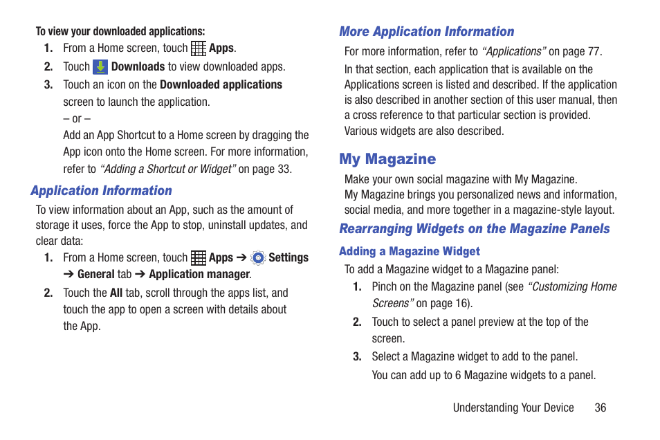 My magazine | Samsung SM-P907AZKAATT User Manual | Page 41 / 166