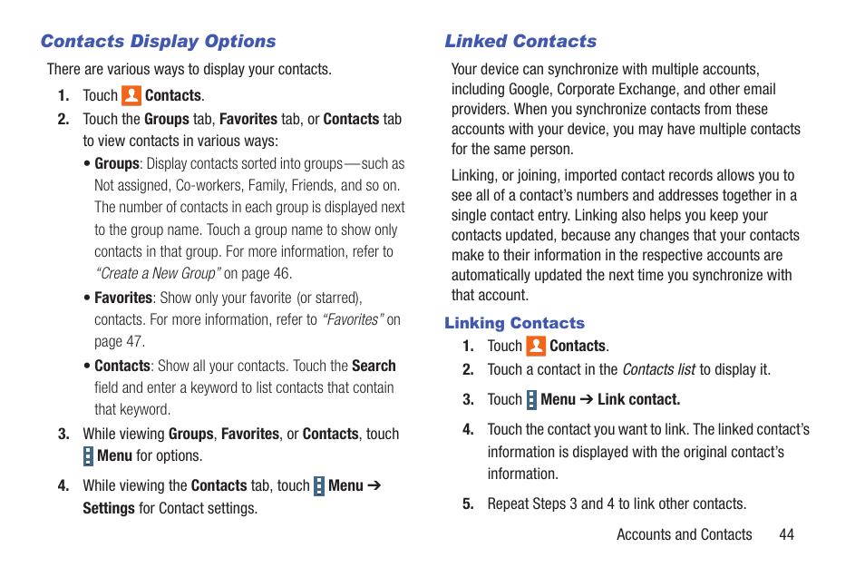 Samsung SM-P907AZKAATT User Manual | Page 49 / 166