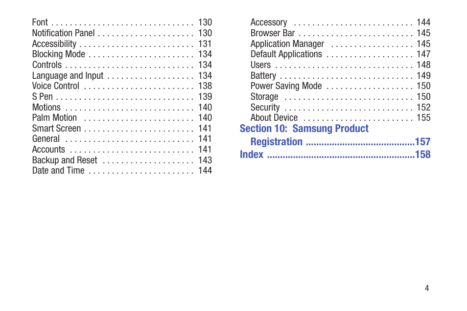 Samsung SM-P907AZKAATT User Manual | Page 9 / 166