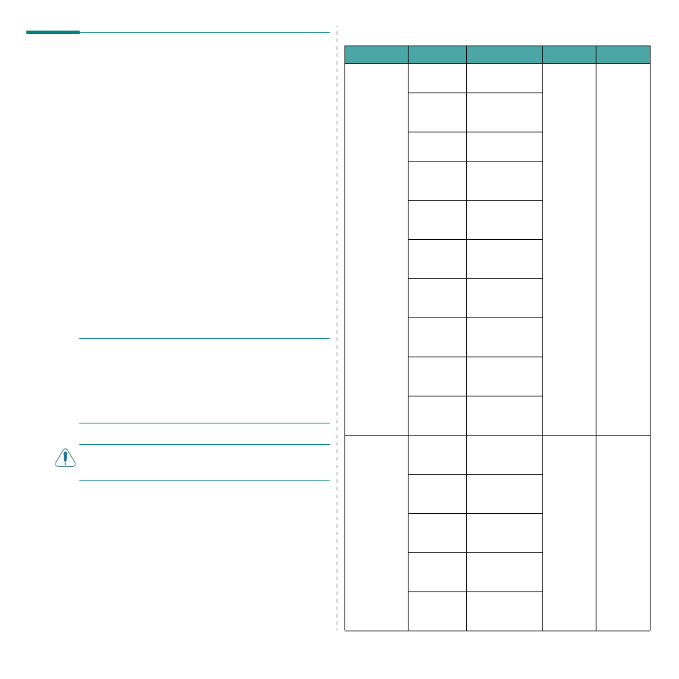 Selecting print materials, Supported paper types and sizes | Samsung SCX-4300-XAA User Manual | Page 26 / 97