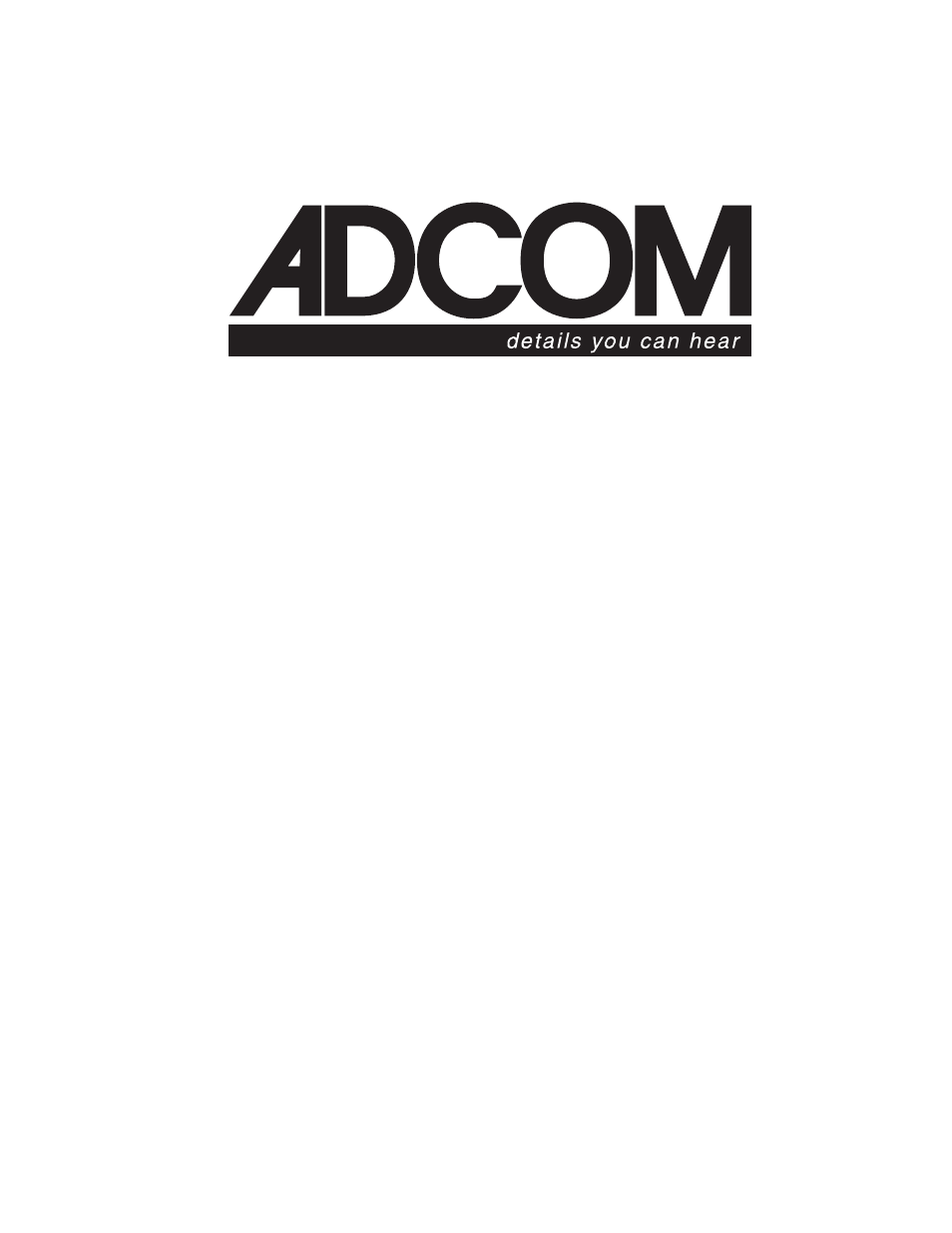 Adcom GTP-760 User Manual | 44 pages