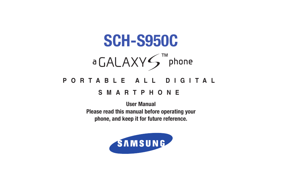 Samsung SCH-S950RKATFN User Manual | 161 pages