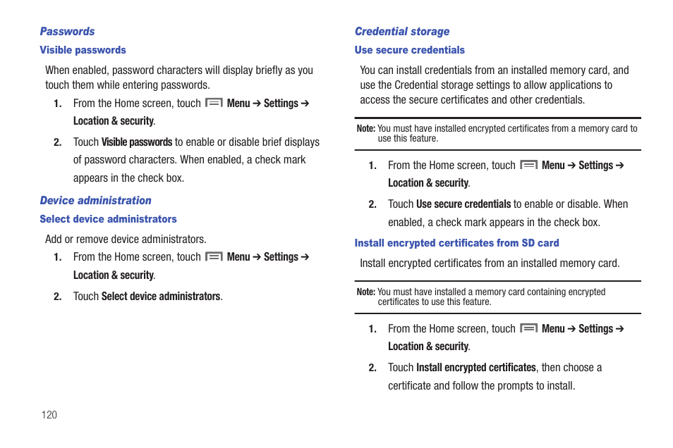 Samsung SCH-S950RKATFN User Manual | Page 124 / 161