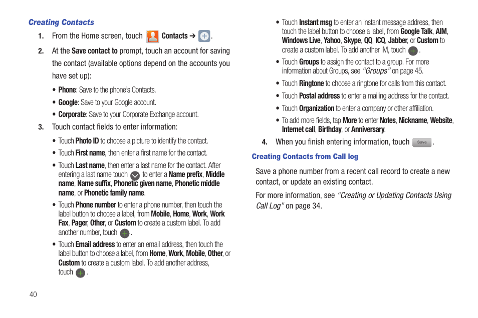 Samsung SCH-S950RKATFN User Manual | Page 44 / 161