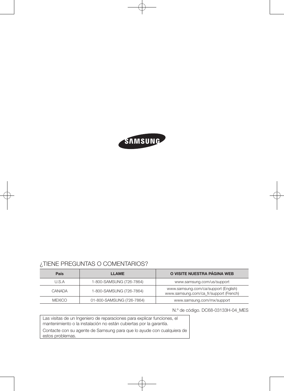 Tiene preguntas o comentarios | Samsung WA50F9A7DSP-A2 User Manual | Page 132 / 132