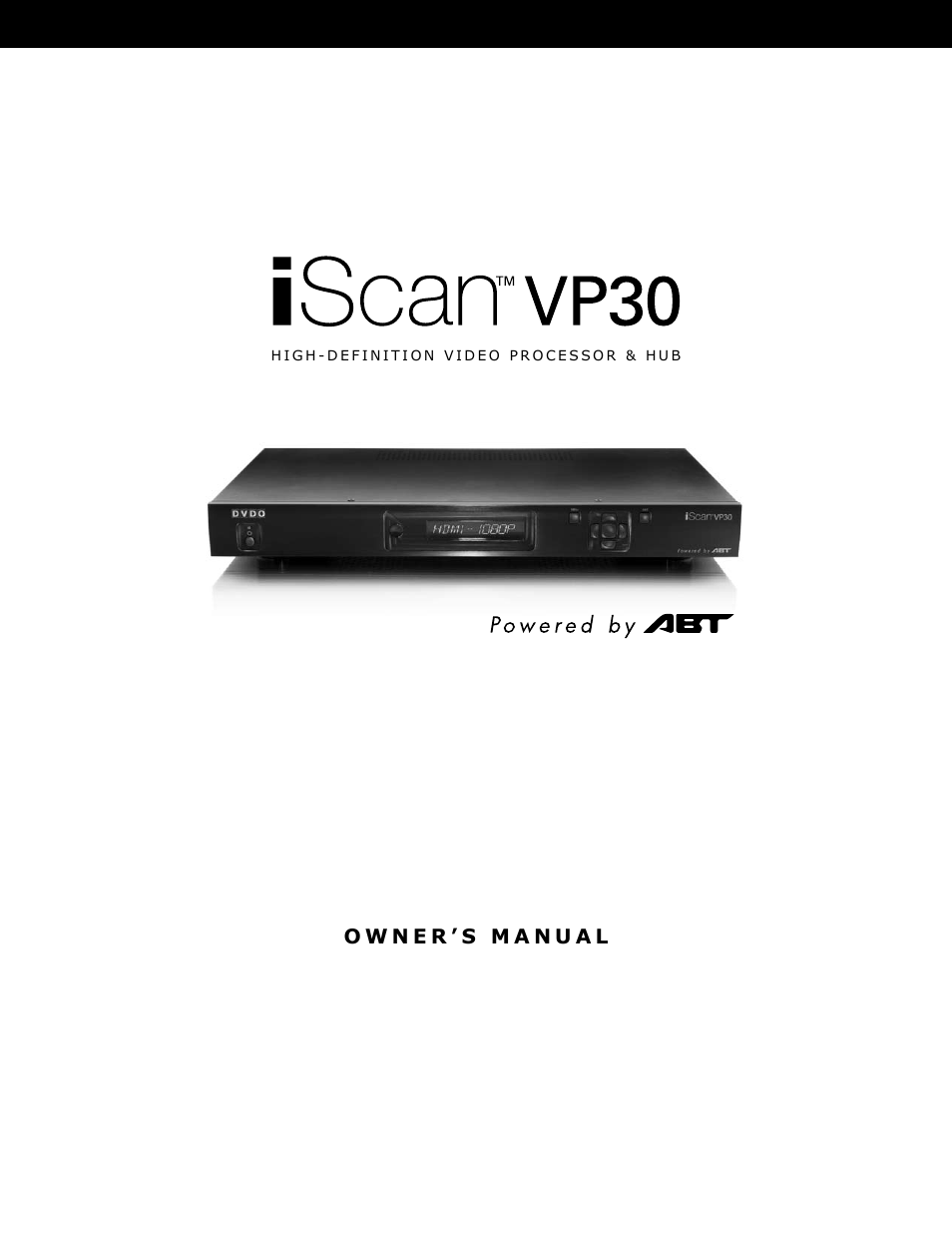 Abt VP30 User Manual | 49 pages