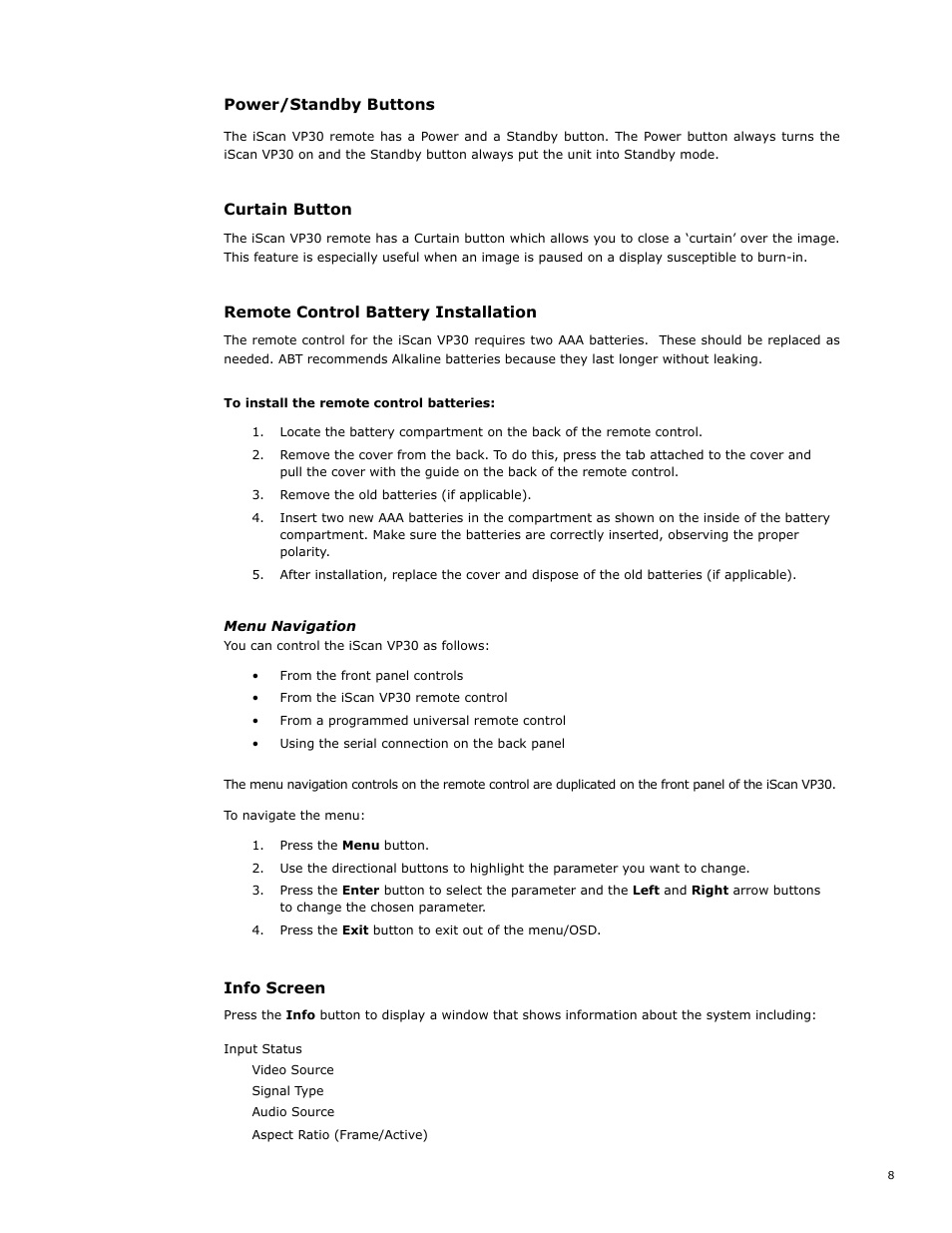 Abt VP30 User Manual | Page 12 / 49