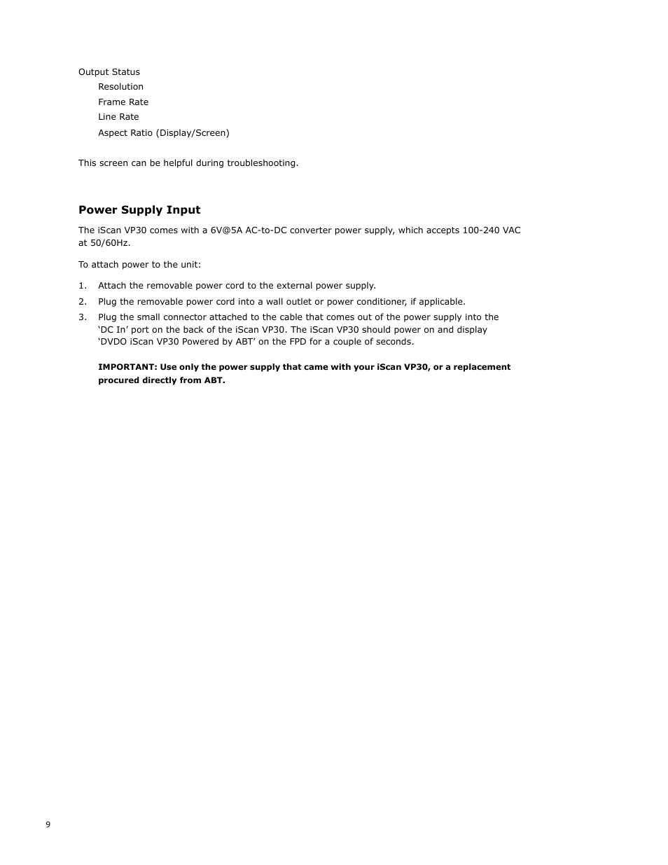 Abt VP30 User Manual | Page 13 / 49