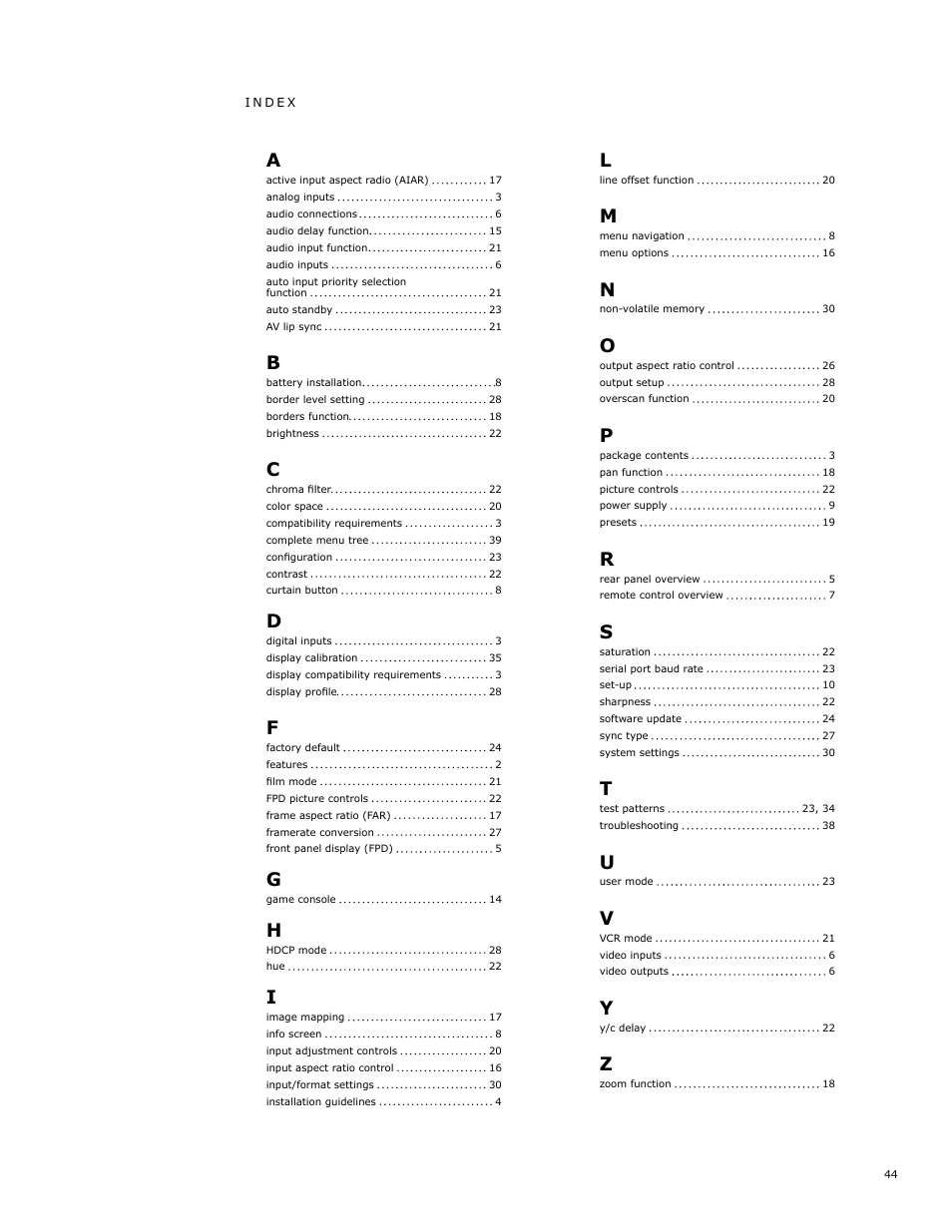 Abt VP30 User Manual | Page 48 / 49