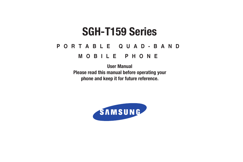 Samsung SGH-T159YKBTMB User Manual | 173 pages