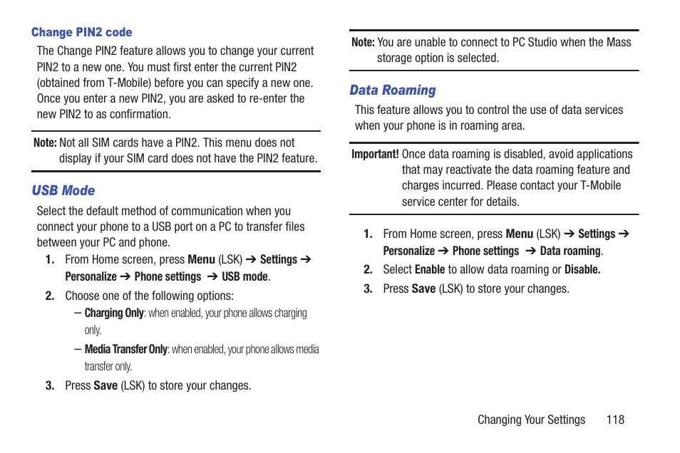 Samsung SGH-T159YKBTMB User Manual | Page 123 / 173