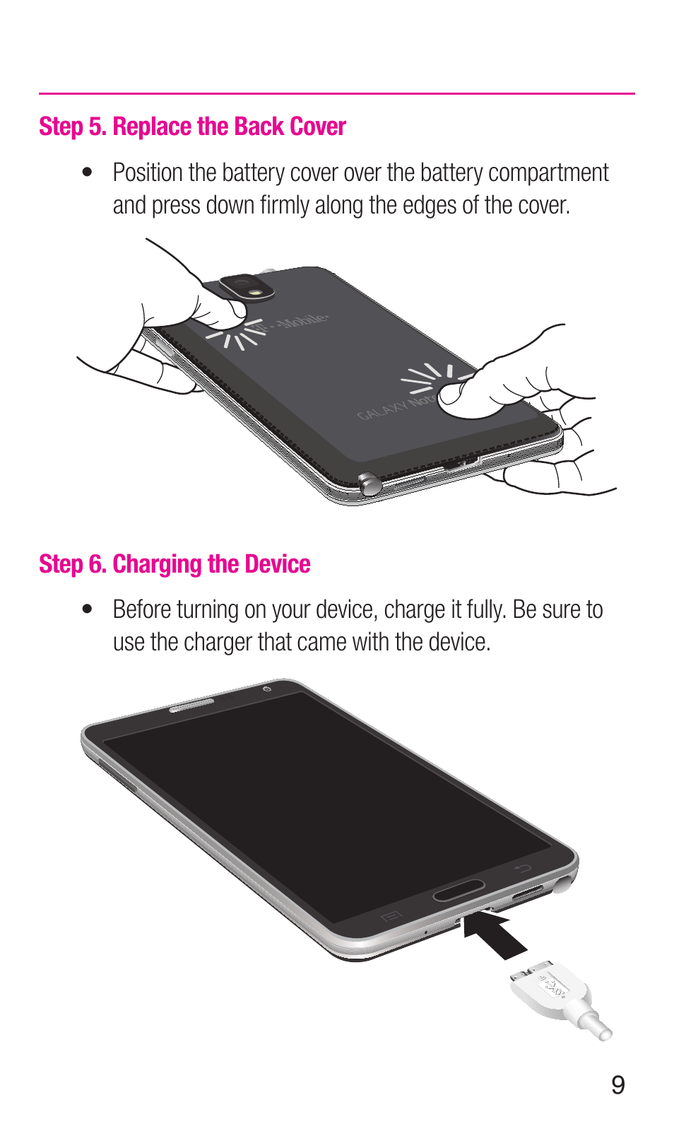 Samsung SM-N900TZWETMB User Manual | Page 10 / 35