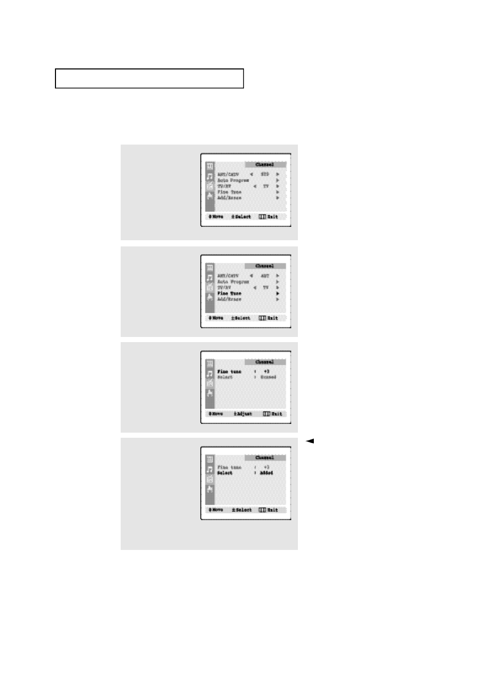 Fine tuning channels | Samsung TXN1634FX-XAC User Manual | Page 35 / 49
