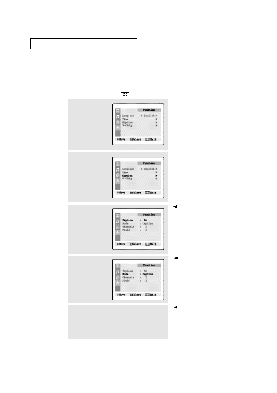 Viewing closed captions | Samsung TXN1634FX-XAC User Manual | Page 42 / 49