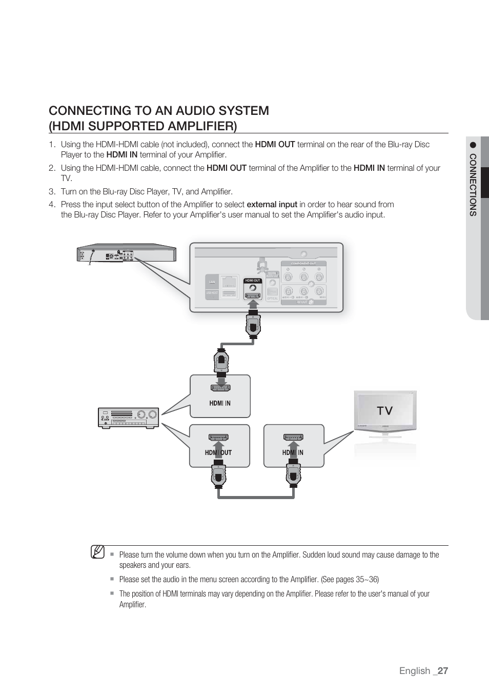 English | Samsung BD-P1500-XAA User Manual | Page 27 / 67