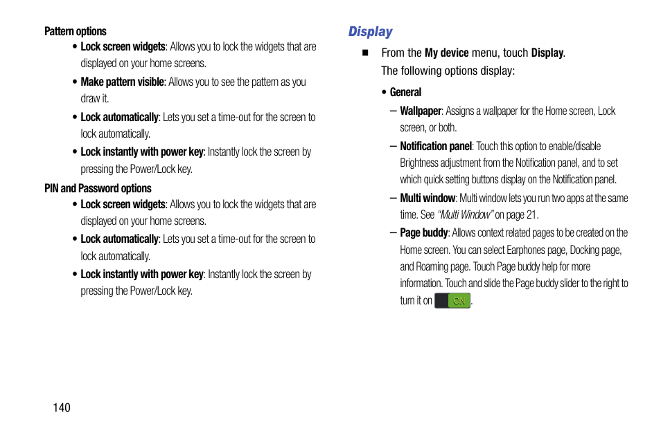 Display | Samsung SCH-L710MBBXAR User Manual | Page 146 / 176