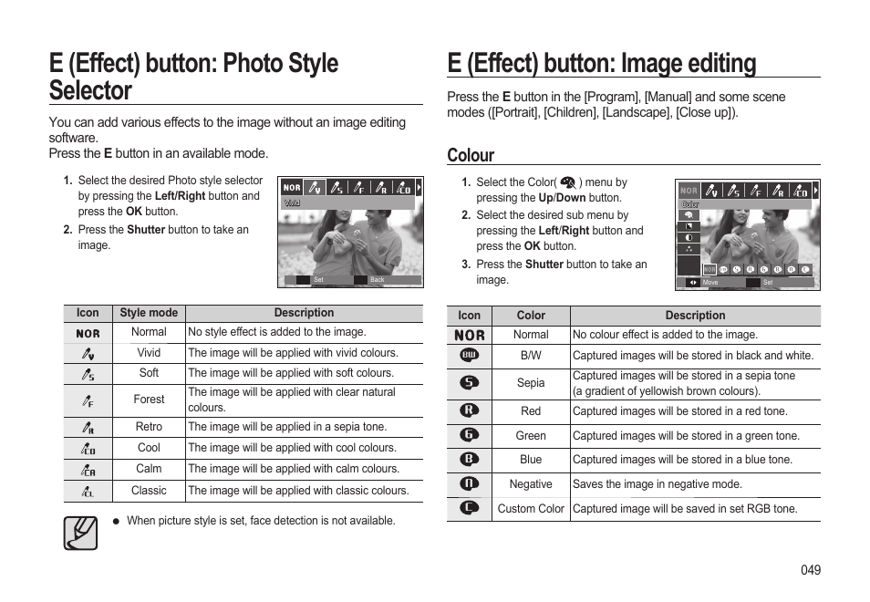 Colour | Samsung EC-HZ15WABP-US User Manual | Page 50 / 117