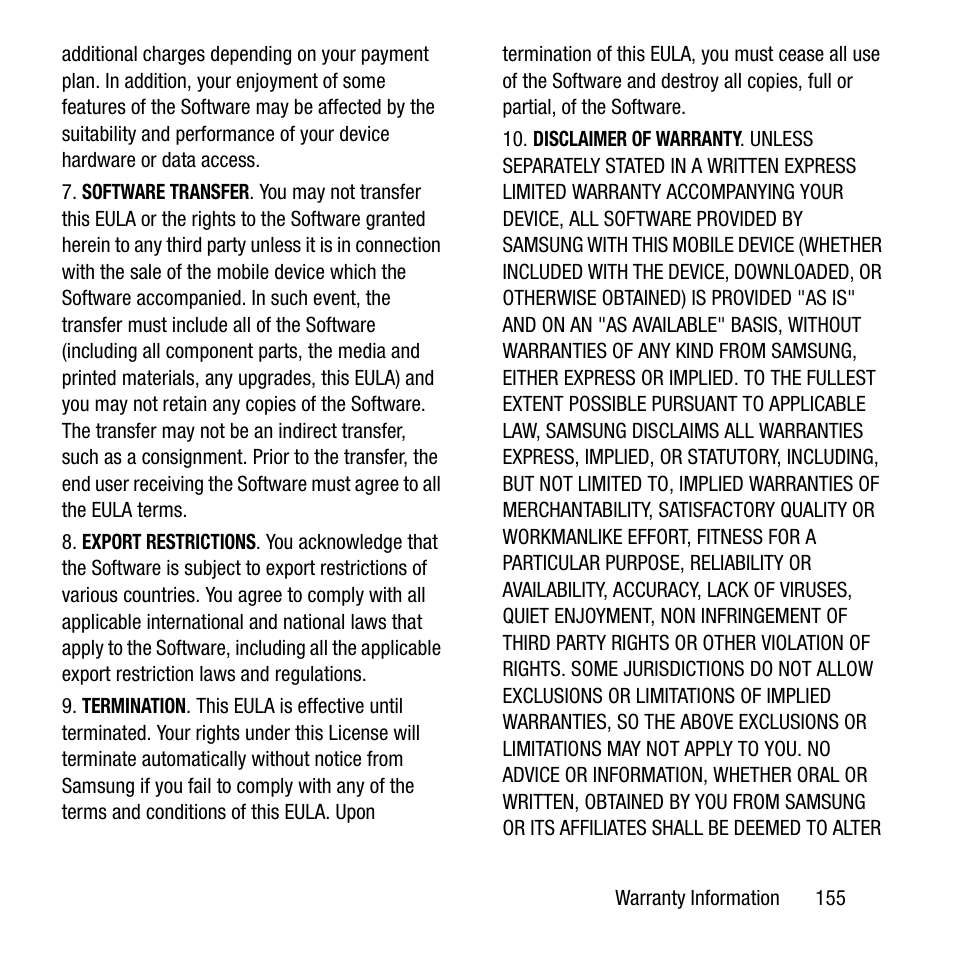 Samsung SPH-M840MBAVMU User Manual | Page 159 / 168