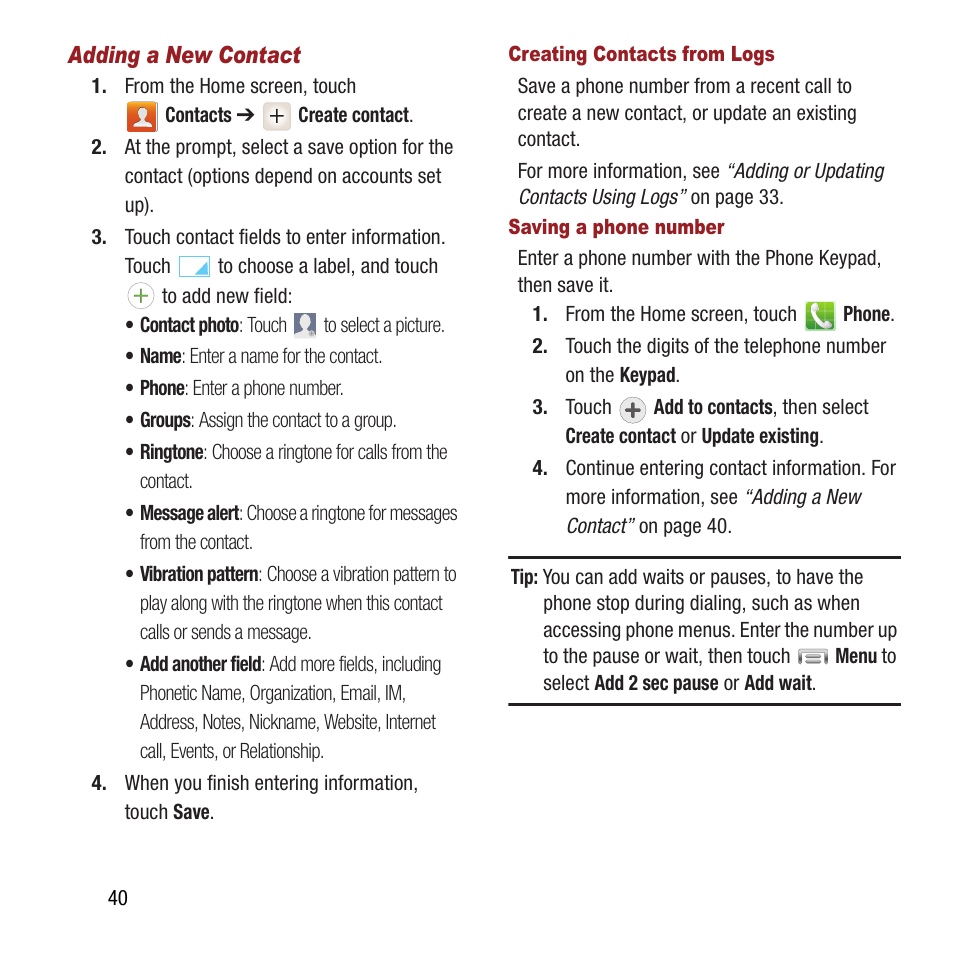 Samsung SPH-M840MBAVMU User Manual | Page 44 / 168