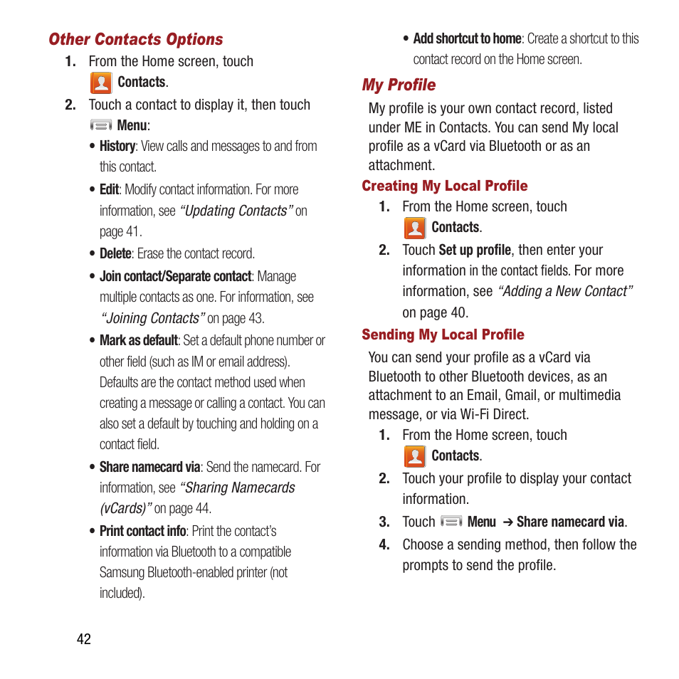 Samsung SPH-M840MBAVMU User Manual | Page 46 / 168