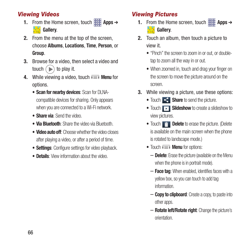 Samsung SPH-M840MBAVMU User Manual | Page 70 / 168