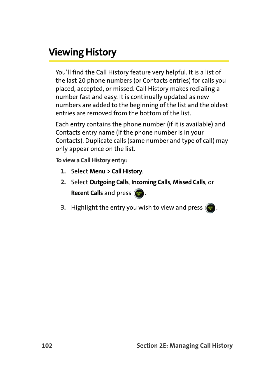 Viewing history | Samsung SPH-M610DAASPR User Manual | Page 128 / 272