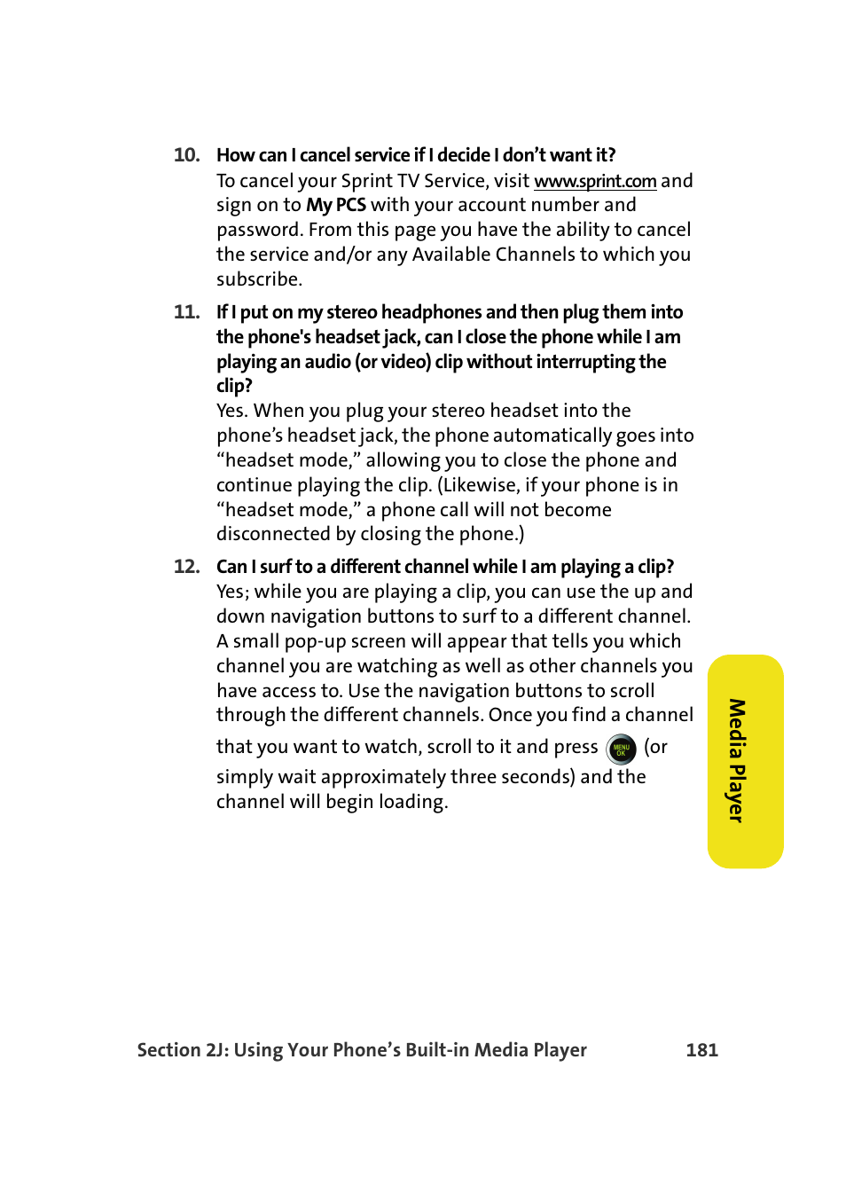 Samsung SPH-M610DAASPR User Manual | Page 207 / 272
