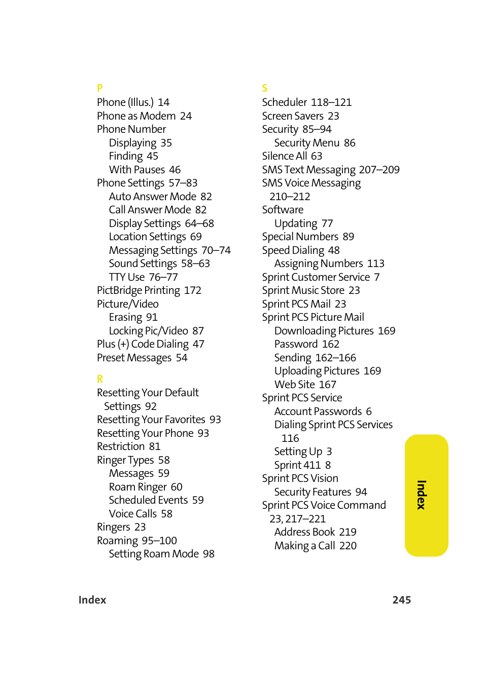 Samsung SPH-M610DAASPR User Manual | Page 271 / 272