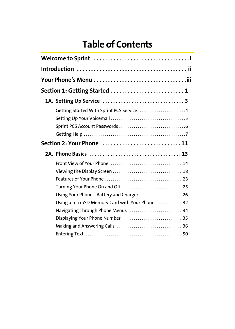 Samsung SPH-M610DAASPR User Manual | Page 3 / 272
